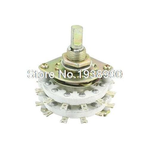 KCZ4*5 4P5T Dual Decks 24Pins Band Channel Rotary Switch Selector