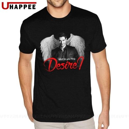Oversized Lucifer Morningstar Tshirt Mens Grunge Fashion Short Sleeves O Neck Man T Shirt Summer Cheap Discount Merch Apparel