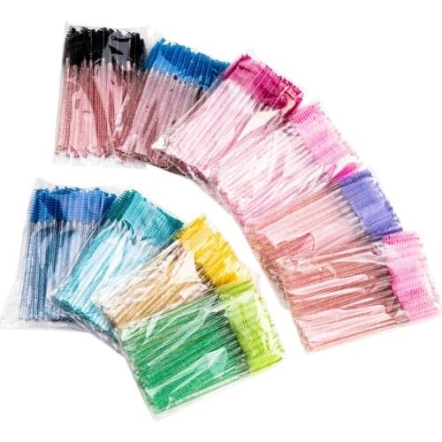 50/5Pcs Make Up Brush Eyelash Brush Disposable Mascara Wands Applicator Eye lashes Cosmetic Brushes maquillaje For Makeup Tools
