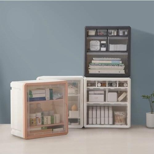 Creative Multifunctional Desktop Multi-Cell Storage Box Desk Storage Box School Office Stationery Organize Box Kitchen Storage