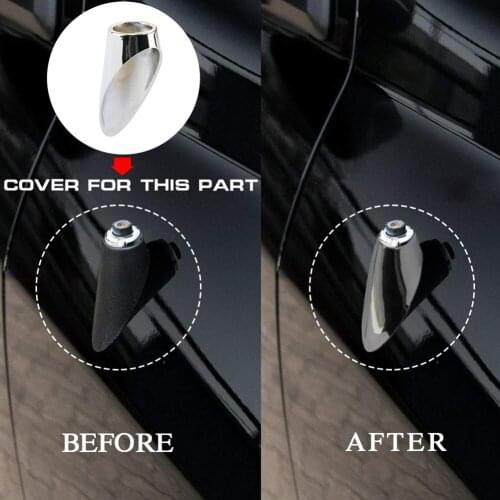Aluminum Alloy Antenna Modeling Cover Trim Antenna Shark Fin Cover Trims for RAM 1500 2500 11-17 Accessories