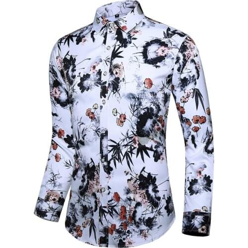Printed Fashion Summer Mens Short Sleeve Casual Shirts Standard Fit Breathable Soft Party Tops Thin Beach Shirt Plus size S-7XL