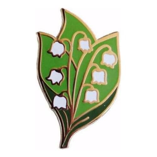 Lily of The Valley Flower Soft Enamel Pin