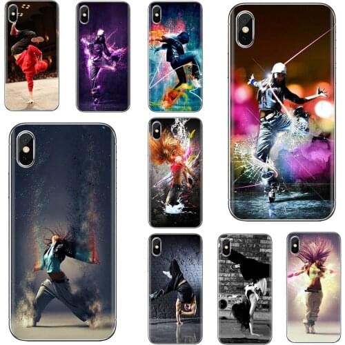 Soft Cover Bag Breaking hip hop Dancing Break dance For Xiaomi Mi 5X 6X Mix 1 2 2S 3 Mi5 Mi5S Mi6 Mi3 Mi4 poco X3 nfc F2 Pro M3