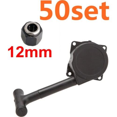 Wholesale 50Set R020 Pull Starter And R025 12MM Hex One-Way Bearing for VX 18 21 SH 18 21 Engine RC Car Parts HSP Himoto Redcat
