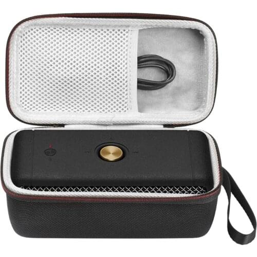 Bluetooth-compatible Speaker Storage Bag for -Marshall Emberton Case Waterproof Shockproof EVA Hard Carrying Storage Pouch