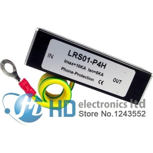 Telephone Fax Surge Protector Thunder Arrester RJ11 kl01-p4h Black limited RJ-11 ADSL