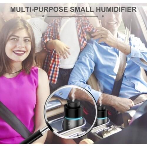 200ML Air Humidifier Cute Mini Ultra-Silent USB Room Car LED Night Lamp Air Purifier Mist Maker Air Fresher Car Accessories