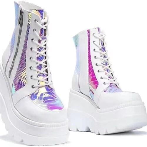 YZNYXB Women's Wedge Ankle Boots