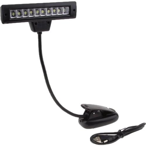 Clip on Light Music Score Light Night Light Clip on for Desk, Bed Headboard