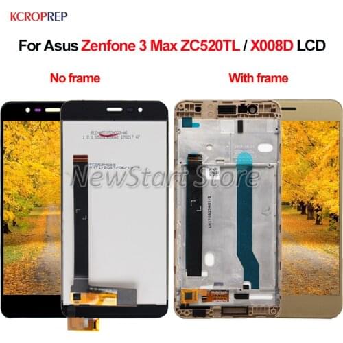 For Asus Zenfone 3 Max ZC520TL X008D LCD Display Touch Screen Digitizer Assembly 5.2" For Asus ZC520TL X008D lcd Replacement