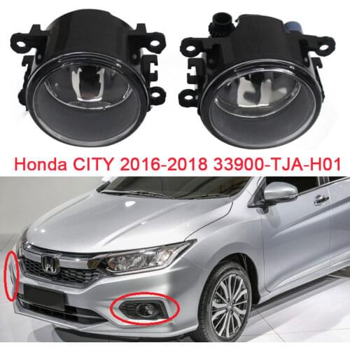 1PCS Fog Lamps Suitable for Honda CITY, CRIDER, GREIZ.GJ6 GJ7 GJ8 GM6 2016-2018 OEM:33900-TJA-H01