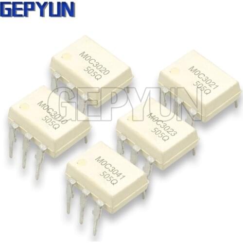 10PCS MOC3020 MOC3021 MOC3022 MOC3023 MOC3041 MOC3043 MOC3052 MOC3061 MOC3062 MOC3063 DIP6 DIP Optocoupler new original Fdkjgecf
