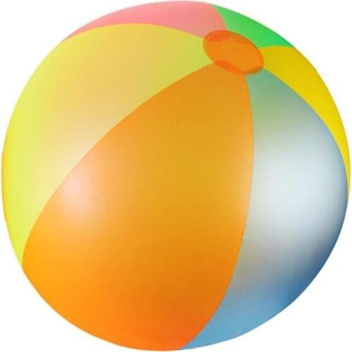 100cm Rainbow Soft Water Filled Bubble Balls PVC Inflatable Kids Beach Balls Swimming Pool Outdoor Fun Party Game Toys for Kids