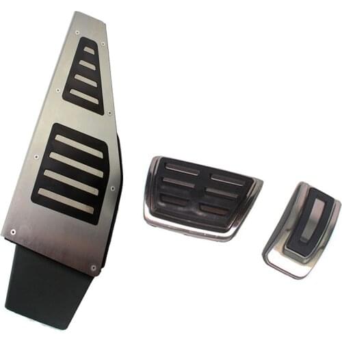 3 pcs RHD Foot Rest Pedal Dead Pedal Cover For VW Golf 7 Mk7 VII GTI R A3 8V 2013 2014 2015 2016 Right-Hand-Drive