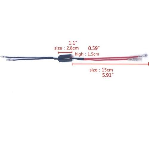 4PCS 10W10Ω Moto Load Decoding Resistor for LED Mini Turn Signal Light Flash Kit