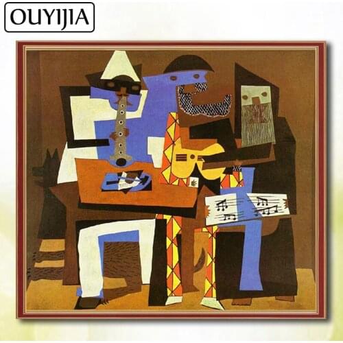 5D DIY Diamond Painting Mosaic For Sale OUYIJIA Picasso Abstract Character Rhinestones Picture Diamond Embroidery Full Square