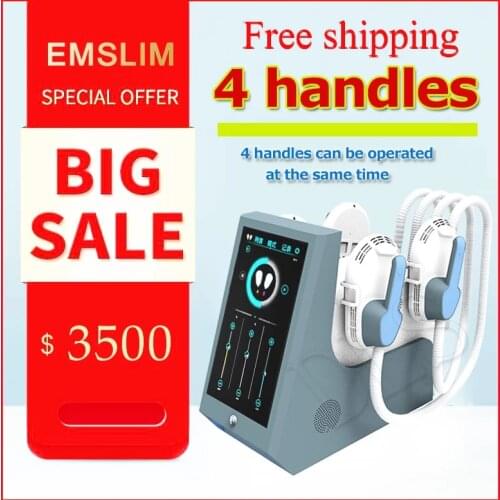 Tax free Amazing Technology Muscle Stimulation Body Sculpting Burn Fat Emsliming Build Beautiful Hiemt Electromagnetic Machine