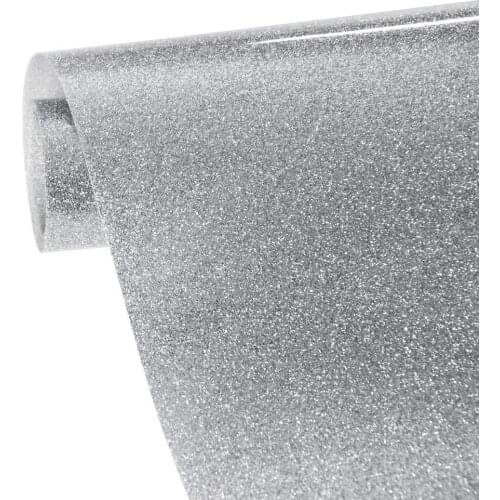 Glitter Heat transfer vinyl drop shipping 25*100cm heat transfer HTV for T shirts iron on vinyl easy to cut weed home decor film