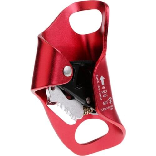 4KN / 880lb Outdoor Climbing Chest Ascender for 8-13mm Rope Compact Lightweight Climbing Caving Fall Protection Accessories