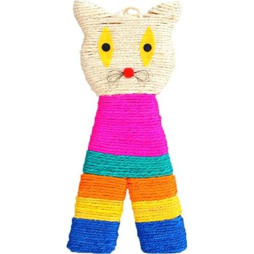 Cat Games Sisal Rope Sisal Mouse Scratching Cat Scraper Katze Kratz Board Furniture Protector Pet Supplies Post Training Toy