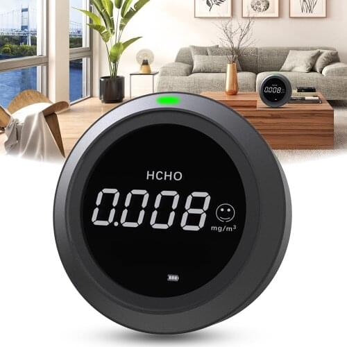 Intelligent Formaldehyde Detector Alarm For Excessive Formaldehyde Heat Formaldehyde Concentration Display Air Quality Monitor