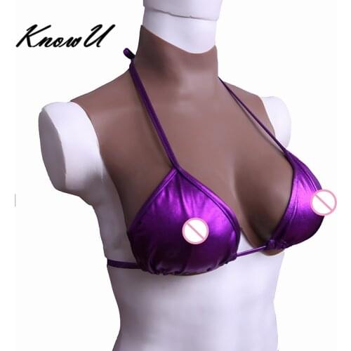 KnowU Transgender D Cup Summer Version Silicone Boobs Breast Forms Crodresser Free Size Fake Nipples Drag queen Transgender