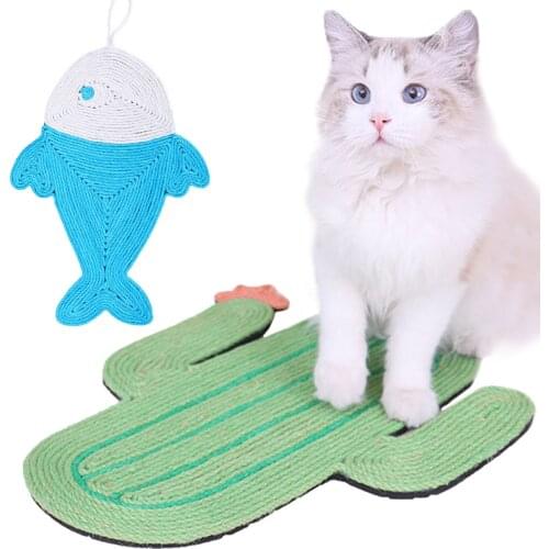 Cat Scratcher Sisal Mat Nest Blanket Cat Scratch For Sharpen Nails Scraper Cat Toys Chair Table Sofa Mats Furniture Protector