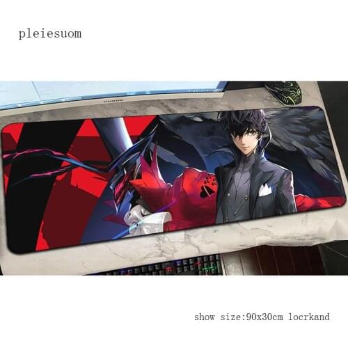 Persona 5 mouse pad 900x300x4mm Computer mat Customized gaming mousepad large Personality padmouse keyboard games pc gamer desk