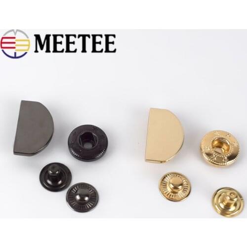 21x13mm Metal Snap Buttons Sewing Botones Down Coat Belt Decorative Button Outerwear Overcoat Fasteners Press Stud Buckles