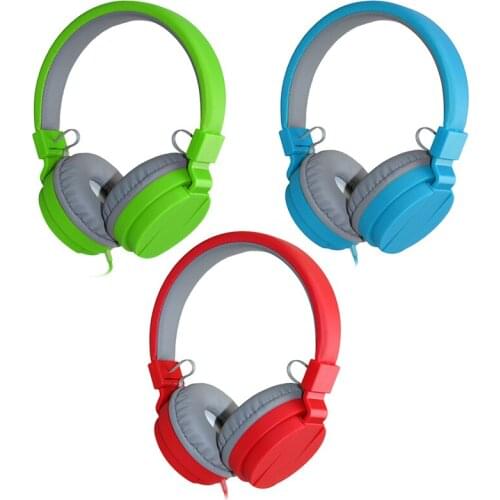 Fashion Cute Headphones Candy Color Foldable Kids Headset with Mic Earphone for Mp3 player Smartphone Girl Children Headsets