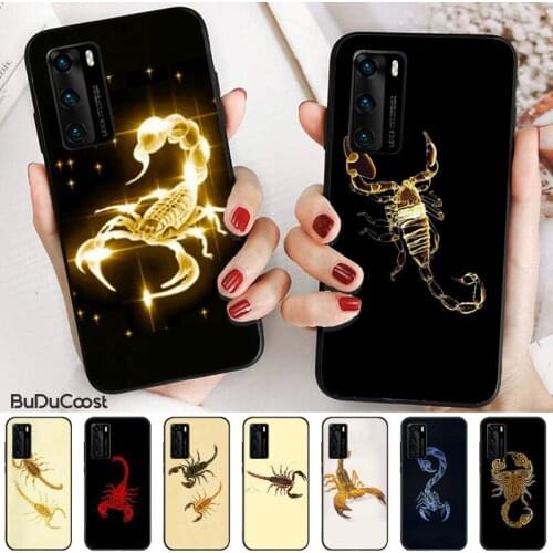 Chenel Fashion tattoo scorpion Shell Phone Case for Huawei P20 P30 P20Pro P20Lite P30Lite Psmart P10 P40