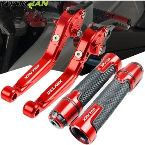 Motorcycle XRV 750 Adjustable Foldable Brake Clutch Lever Handle Grips For Honda XRV750 L-Y AFRICA TWIN 1990-2000 2001 2002 2003