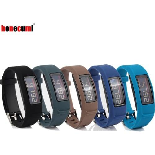 Honecumi Soft Silicone Bracelet Strap Wristband Replacement Band Accessories For Garmin Vivofit 2 Smart Watch Accessory