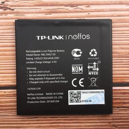 Runboss Original Quality Battery 2130mAh for TP-Link Neffos Y5 / TP802A NBL-39A2130 Batterie