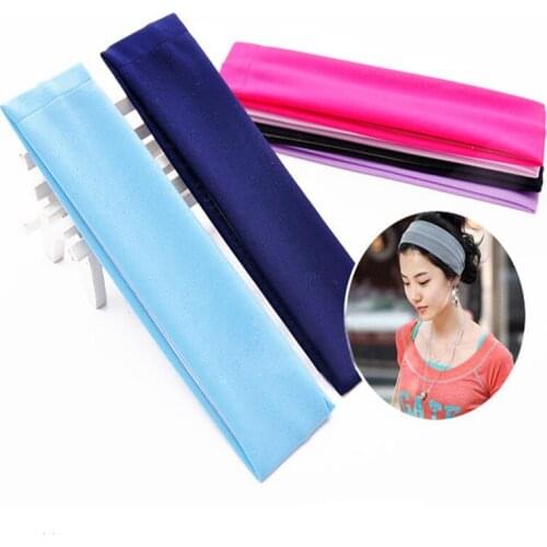 Solid Sports Headband Women Fashion Elastic Hair Bands Running Fitness Yoga Headwear Female Stretch Wash Makeup Hair Accessories