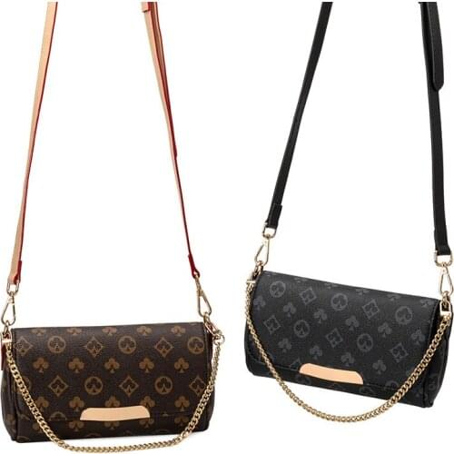 Retro printed handbag 3 in 1 fashion brand womens messenger bag PU leather messenger bag womens purse handbag PVC Envelope