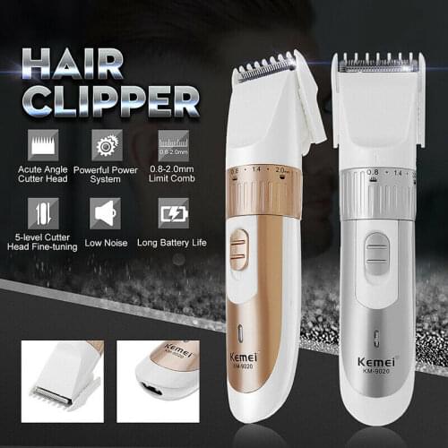 Rechargeable Battery Professional Hair Trimmer Electric Hair Clipper Cutting Machine Shearer High-hardness Hair Clipper Blades
