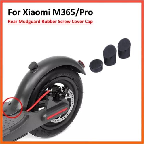 Rear Fender Rubber Screw Cap Cover For XIAOMI M365 M365 Pro Electric Scooter Fender Plugs