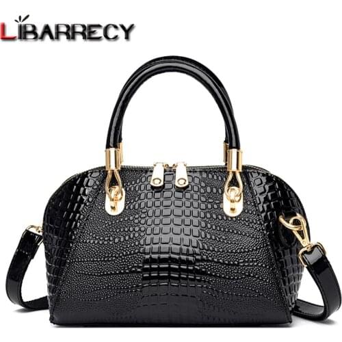 Luxury Alligator Pattern Design Women Handbag Ladies Crossbody Bags Fashion High Quality Leather Womens Shoulder Bag Sac Femme