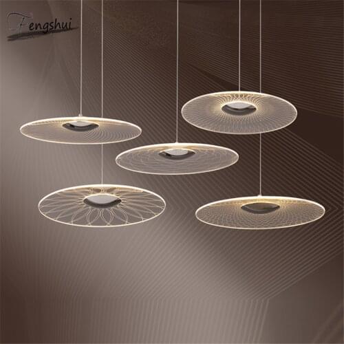 Modern Minimalist Pendant Lights Living Room Personality Restaurant Bar Creative Bedroom Bedside Plexiglass Acrylic Hanging Lamp