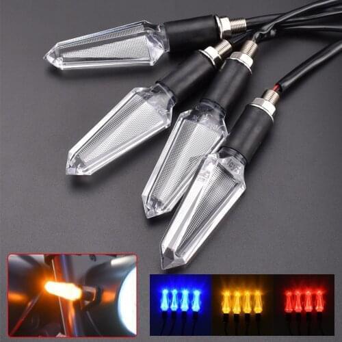 Motorcycle Turn Signal Lights Indicator Transparent LED Flasher For SUZUKI GSXR 750 600 1000 K1 K2 K3 K4 K5 K6 K7 K8 K9