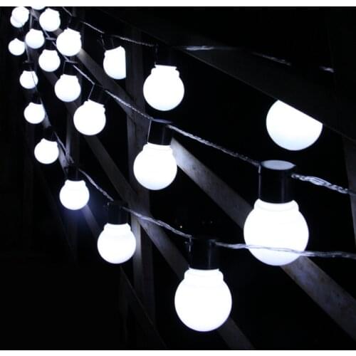 Outdoor Patio String Lights Globe Bulbs Wedding Decoration Garden Light For Porch Backyard Deck Balcony Holiday Party Supplies