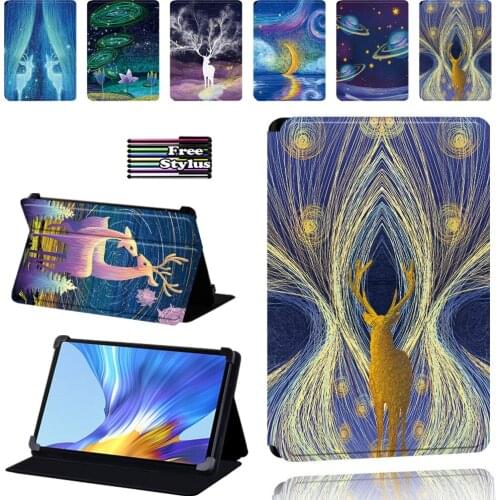 Universal Tablet Case for Huawei MatePad 10.4" 10.8"/ Honor V6 / Enjoy Tablet 2 / MatePad Pro 10.8" PU Leather Protective Case