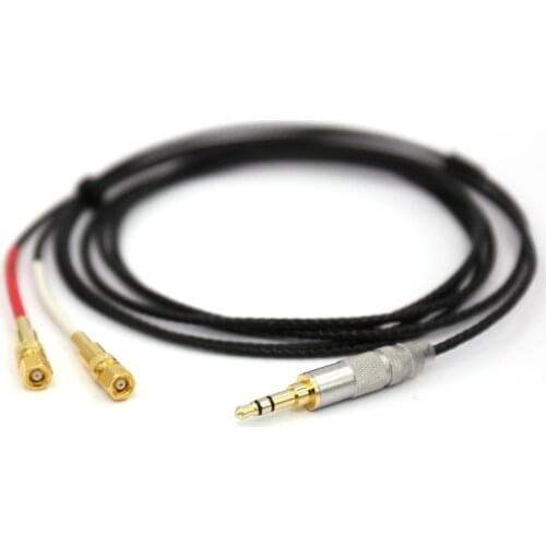 1.2m 4 Cores 5N OFC copper silver plated Headphone Upgrade Cable for Hifiman He-5 He-6 He-400 He-500 He560