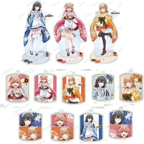 Anime My Youth Romantic Comedy Is Wrong, As I Expected Yukinoshita Yukino Acrylic Stand Figure Model Plate Keychain Pendant Toys