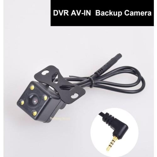 Auto Rear View Backup Camera 2.5mm AV-IN for Car DVR Camcorder Recorder Dash Cam Dual Recording GPS Tablet Video Input