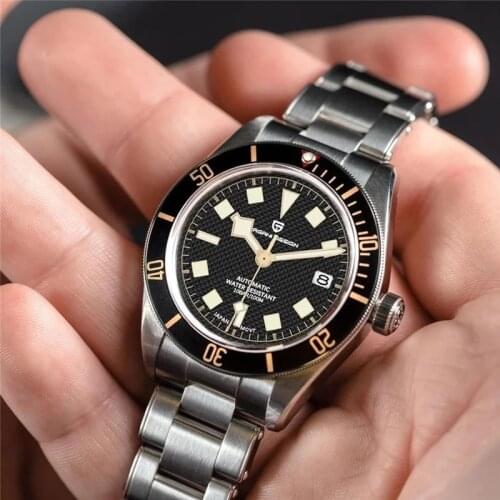 Pagani Design New 2021 Fashion Men Mechanical Wristwatch 100M Waterproof Sport Luxury Watches Casual Stainless Steel Clock Men