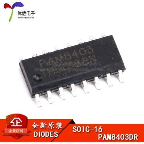 Chip PAM8403 3W * 2 stereo filterless Class D audio amplifier SOP-16