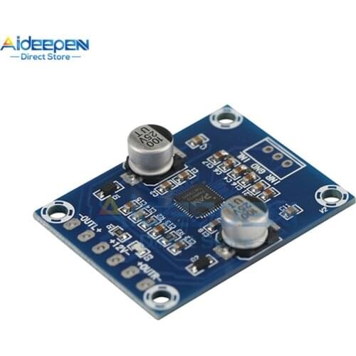 DC 12V XH-M200 2 * 20W 2 Channel PAM8610 Digital 2.0 Amplifier Power Module LCD TV Mini Audio Speaker Amplifier Board